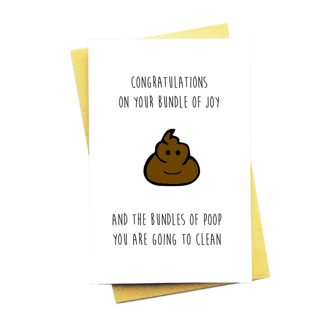 Congratulations On Your Bundle of Joy and Bundle of Poop