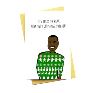 It's Yeezy To Wear That Ugly Christmas Sweater!