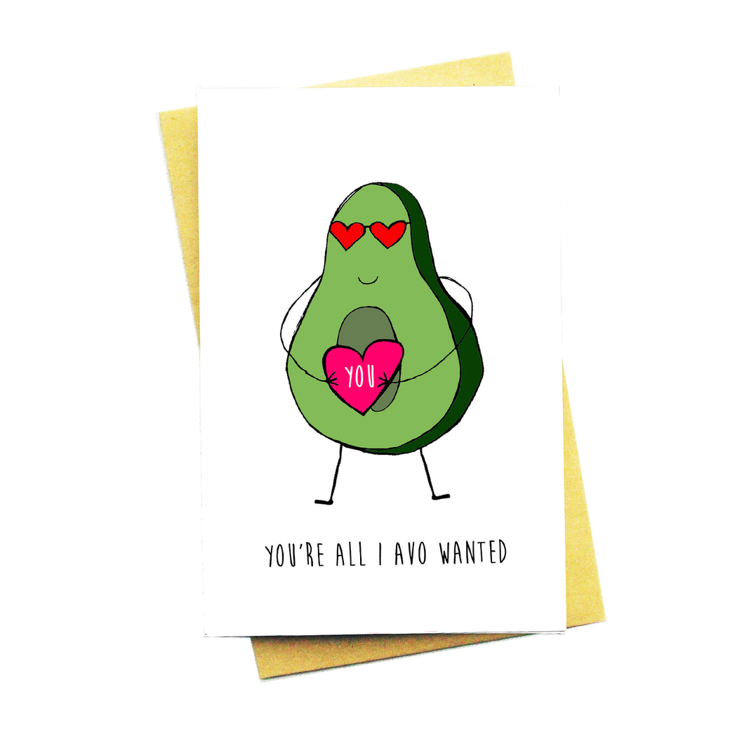 You're All I Avo Wanted